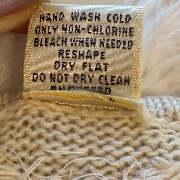 Field Manor Cream Cardigan With Beads And Sequins Size Medium - Picture 5 of 10